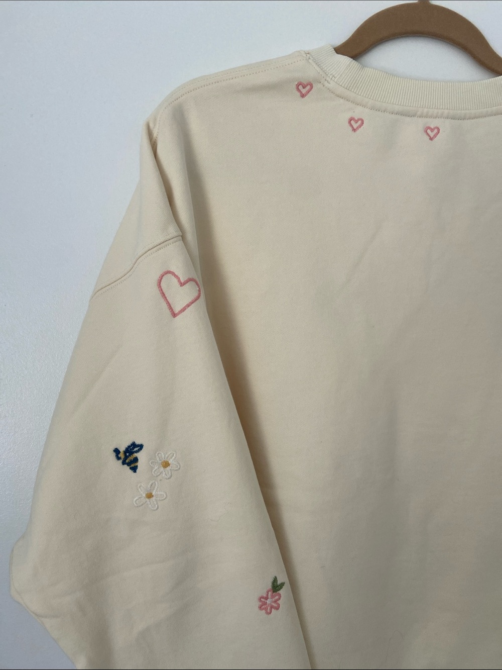 Driftwood Butter Yellow Embroidered Sweatshirt - Picture 8 of 9